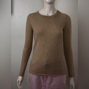 J. Crew Italian Cashmere Sweater in Tan